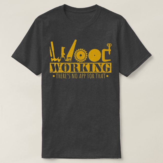 Camiseta Herramientas de madera para el contratista Humor p (Diseño del anverso)
