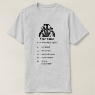 Camiseta herramientas de mano de personalizable