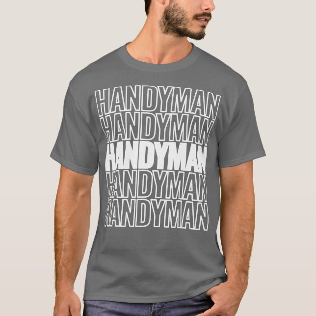 Camiseta herramientas de mano mecánica de servicios de mano (Anverso)