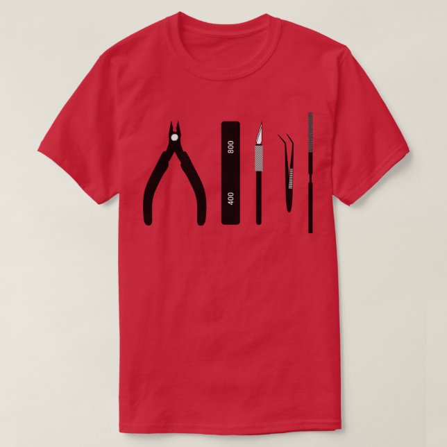 Camiseta Herramientas de modelo de Gunpla (Diseño del anverso)