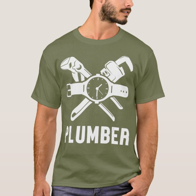Camiseta Herramientas de plomo para hombres Pipefather Pipe (Anverso)