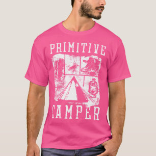 Camiseta Herramientas de senderismo Camping Retro Camper Pr