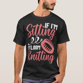 Camiseta Herramientas de tejeduría en telar Máquina Artista