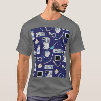 Camiseta Herramientas del espacio comercial Anestesia AZUL