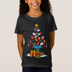 Camiseta Herramientas médicas Enfermeras Árbol de Navidad R