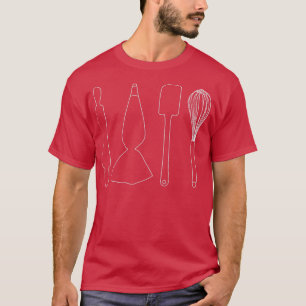 Camiseta Herramientas para panaderos negro