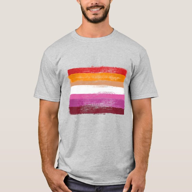 CAMISETA HERRAMIENTAS PINTADAS DE SOL DE BANDERA DE ORGULLO (Anverso)