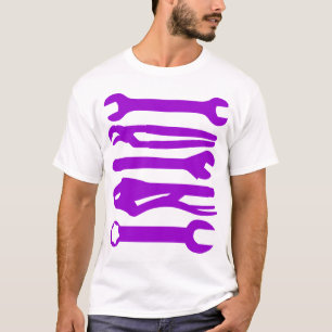 Camiseta Herramientas - Púrpura