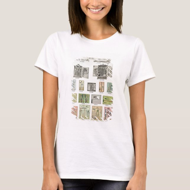 Camiseta Herramientas y cajas de herramientas de un catálog (Anverso)