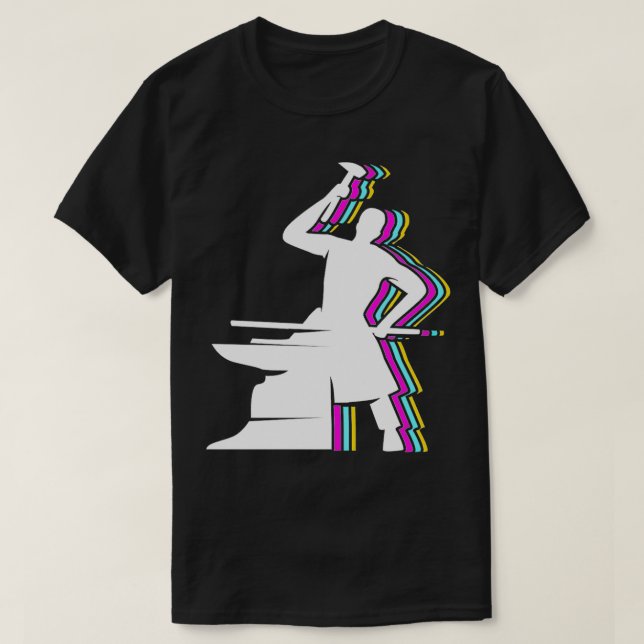 Camiseta Herrera Anvil Blacksmith Pullover (Diseño del anverso)