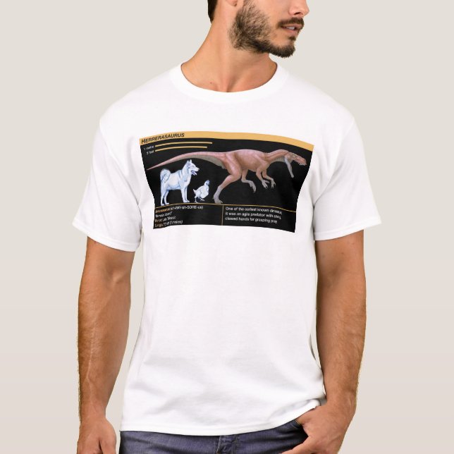 Camiseta Herrerasaurus - Dinosaur Biology Jurassic (Anverso)