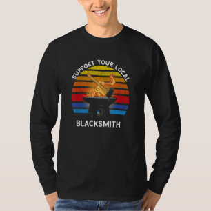 Camiseta Herrería Retro Apoya a tu herrero local