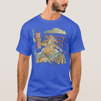 Camiseta Herrero de Guerrero de Samurai Retro Japonés 