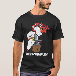 Camiseta Herrero de herrería forjando niños pequeños