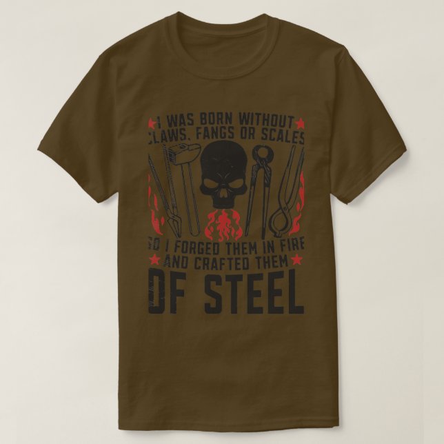 Camiseta Herrero Forging Iron Sl Blacksmithing (Diseño del anverso)