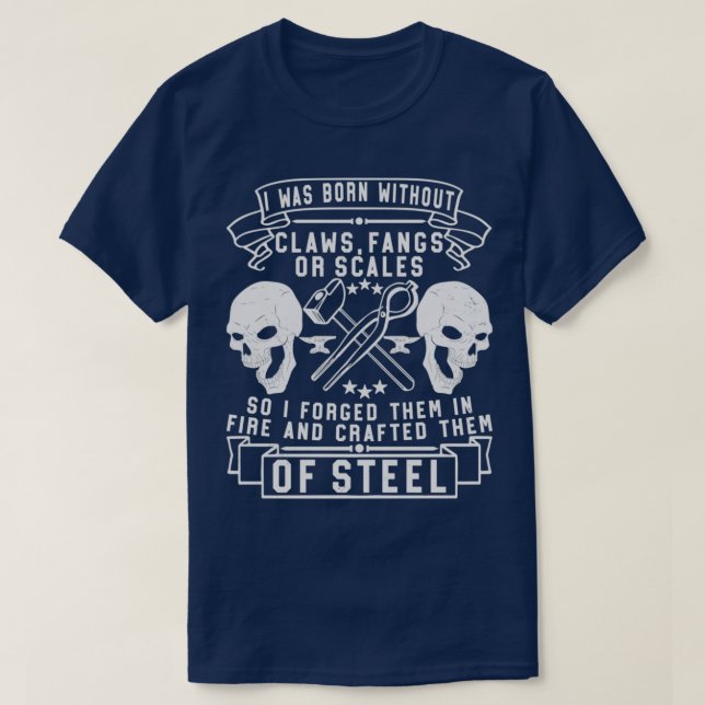 Camiseta Herrero Forging Iron Sl Blacksmithing 7 (Diseño del anverso)