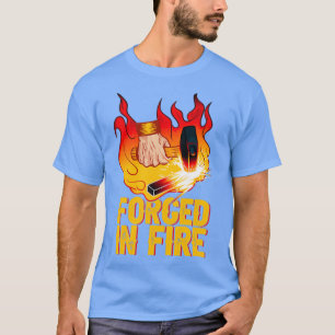 Camiseta Herrero Forjado En Fuego Herrero Knifemaker T