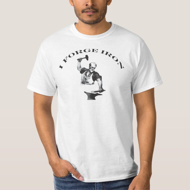 Camiseta Herrero - forjo el hierro (Anverso)