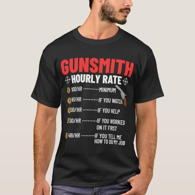 Camiseta Herrero Gunsmith Gunaker Cita 3 (Anverso)