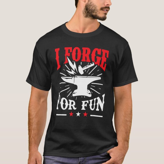 Camiseta Herrero Que Forjo Para Forger Divertido (Anverso)