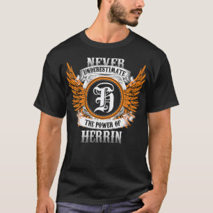 Camiseta Herrin Name Shirt Nunca Subestima El Poder De