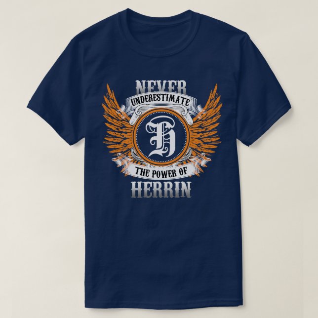 Camiseta Herrin Name Shirt Nunca Subestima El Poder De (Diseño del anverso)