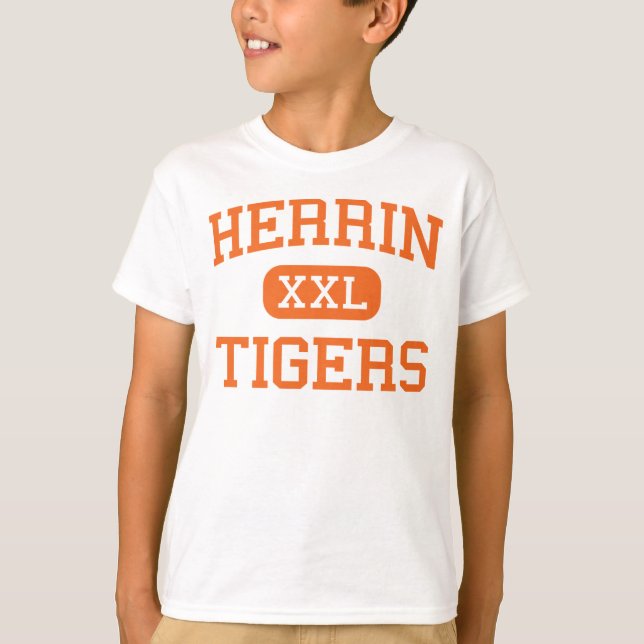 Camiseta Herrin - Tigers - High School - Herrin Illinois (Anverso)