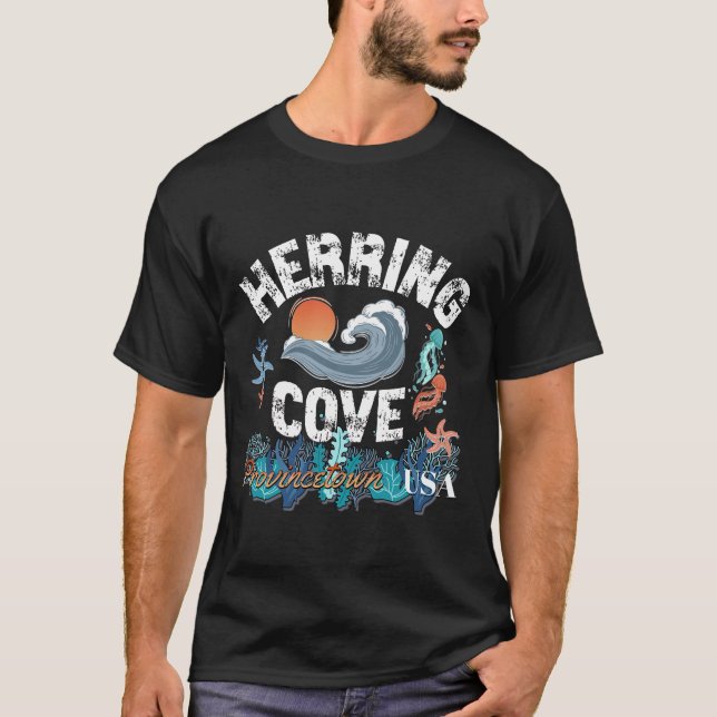 Camiseta Herring Cove, Provincetown, Massachusetts (Anverso)