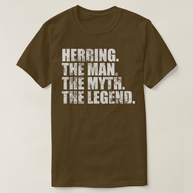 Camiseta HerringHerring Nombre de la familia Herring apelli (Diseño del anverso)
