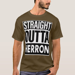 Camiseta Herron Name Straight Outta Herron