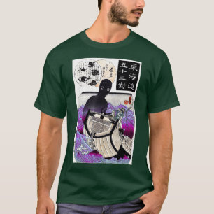 Camiseta Herrorismo japonés harajuku mar gótico pastel emo