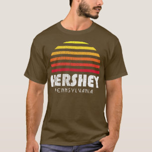 Camiseta Hershey PA Retro Sunset Pennsylvania