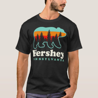 Camiseta Hershey Pennsylvania Vacation Camping Bear