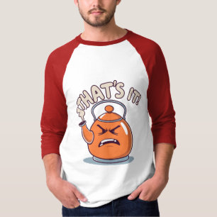 Camiseta Hervidor Silbante Divertido - Sobrecalentado