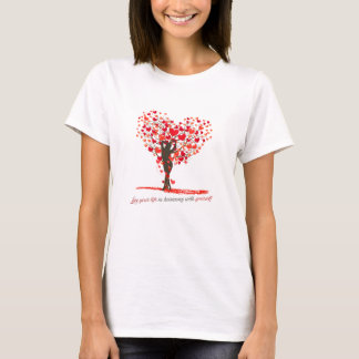 Camiseta Herzbaum T-Shirt für innere Balance
