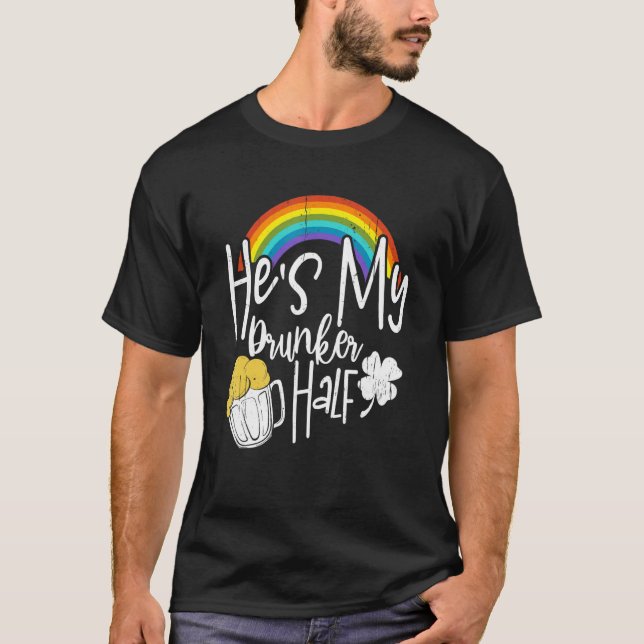 Camiseta Hes My Ebriker Half St Patricks Day Mateo Coupl (Anverso)