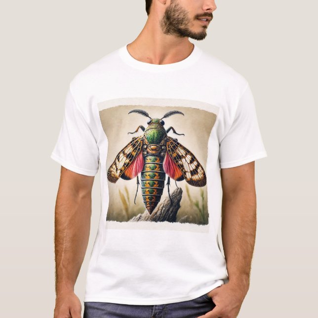 Camiseta Hesperotettix Grasshopper 130724IREF111 - Watercol (Anverso)