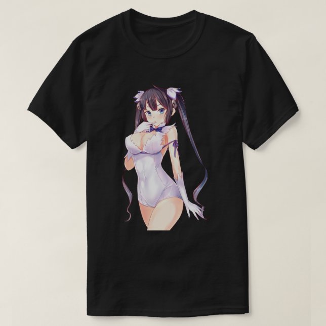 Camiseta Hestia Waifu (Danmachi) (Diseño del anverso)