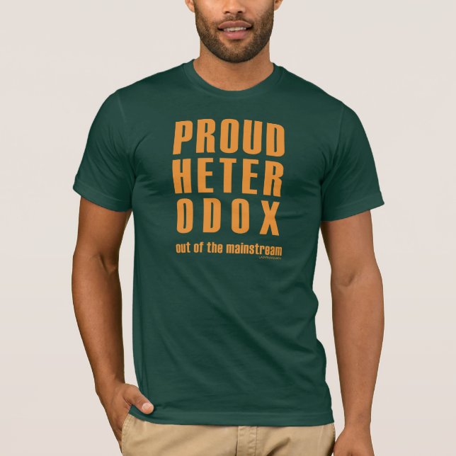 Camiseta Heterodoxo orgulloso (Anverso)