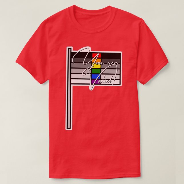 Camiseta Heteroflexible Pride Su Bandera Válida (Diseño del anverso)