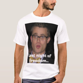 Camiseta hewson, ayer por la noche de la libertad.