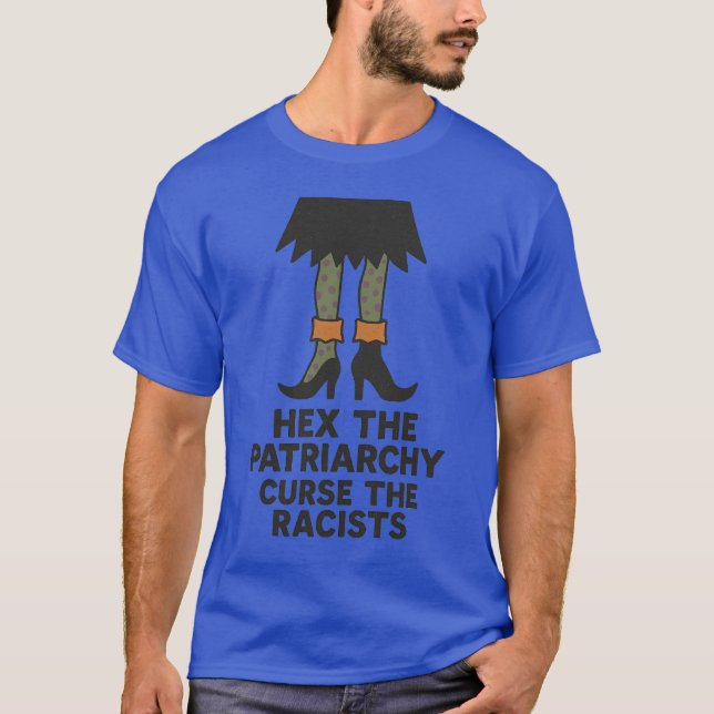 CAMISETA HEX THE PATRIARCHE CURSA A LOS RACISTAS (Anverso)