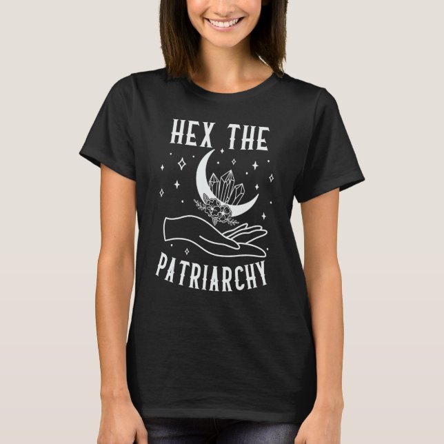 Camiseta Hex The Patriarchy Feminist Tarot Witch Feminism (Anverso)