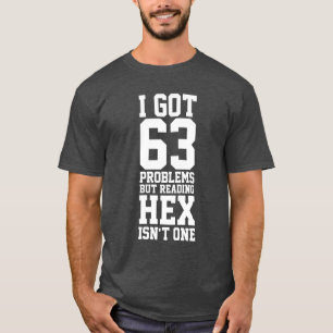 Camiseta Hexadecimal divertido
