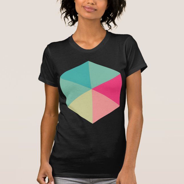 Camiseta Hexagón de color 02 (Anverso)