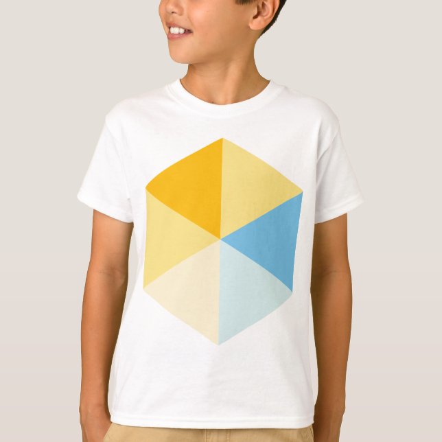 Camiseta Hexagón de color 03 (Anverso)