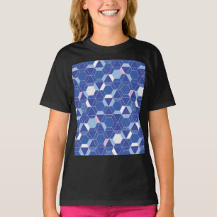 Camiseta Hexagones, triángulos: patrón abstracto geométrico