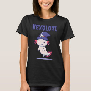 Camiseta Hexolotl Halloween Salamander Brujas mexicanas Axo