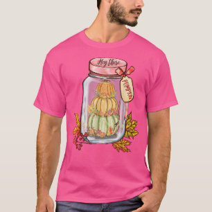 Camiseta Hey Ahí Calabaza Cute Cae Salta Calabazas De Otoño