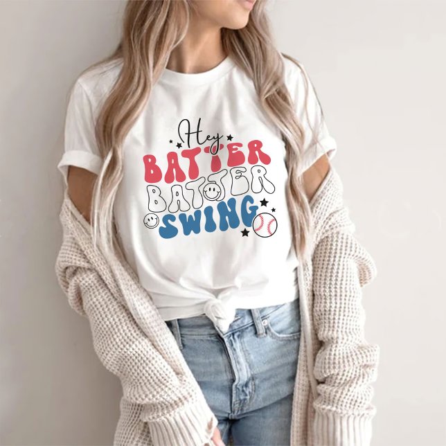 Camiseta Hey Batter Swing, Baseball (Subido por el creador)